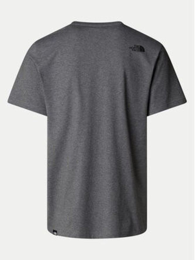 The North Face T-Shirt Easy NF0A8A6C Szary Regular Fit