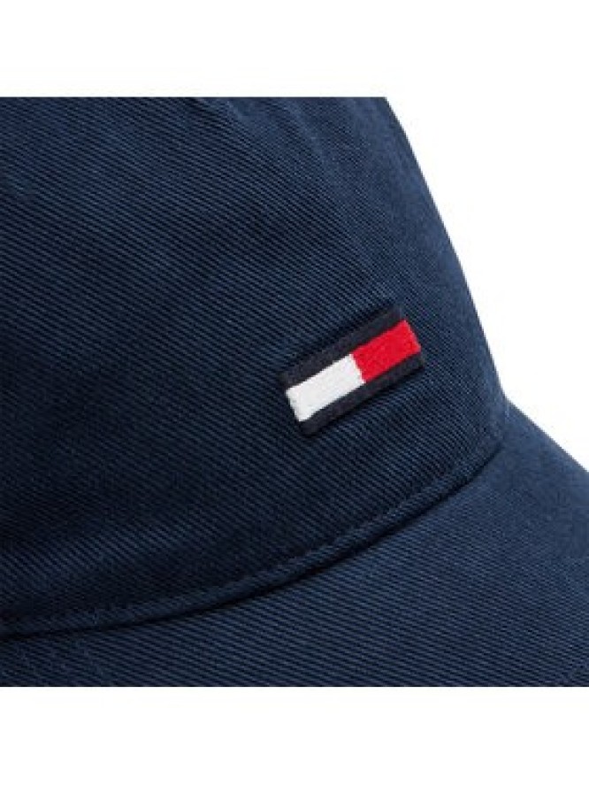 Tommy Jeans Czapka z daszkiem Tjm Elongated Flag Denim Cap AM0AM12427 Granatowy