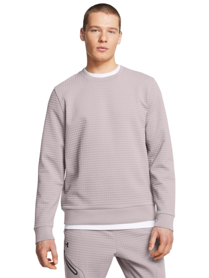 Bluza dresowa męska Under Armour UA Unstoppable Flc Txtr Crew - beżowa