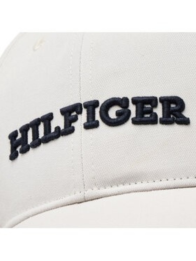 Tommy Hilfiger Czapka z daszkiem Th Monotype Canvas 6 Panel Cap AM0AM12043 Szary