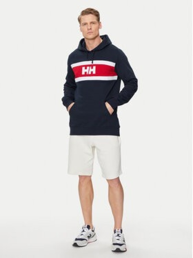 Helly Hansen Bluza Salt Cotton Hoodie 34474 Granatowy Regular Fit