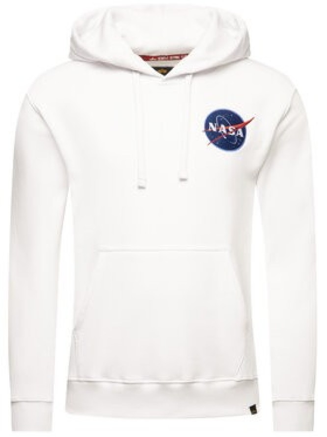 Alpha Industries Bluza Nasa 178317 Biały Regular Fit