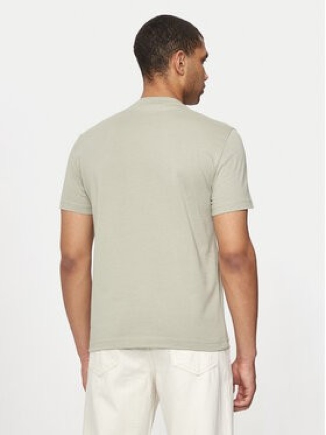 Calvin Klein T-Shirt Shadow Logo K10K113110 Beżowy Regular Fit