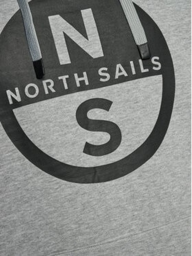 North Sails Bluza 691223 Szary Regular Fit