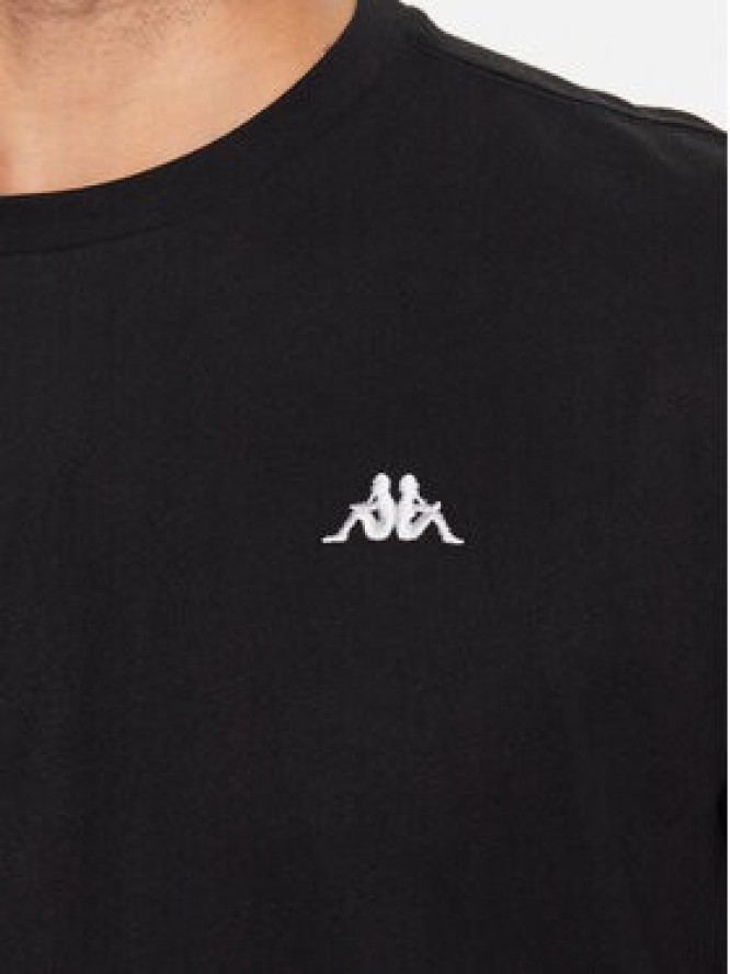 Kappa T-Shirt 313002 Czarny Regular Fit