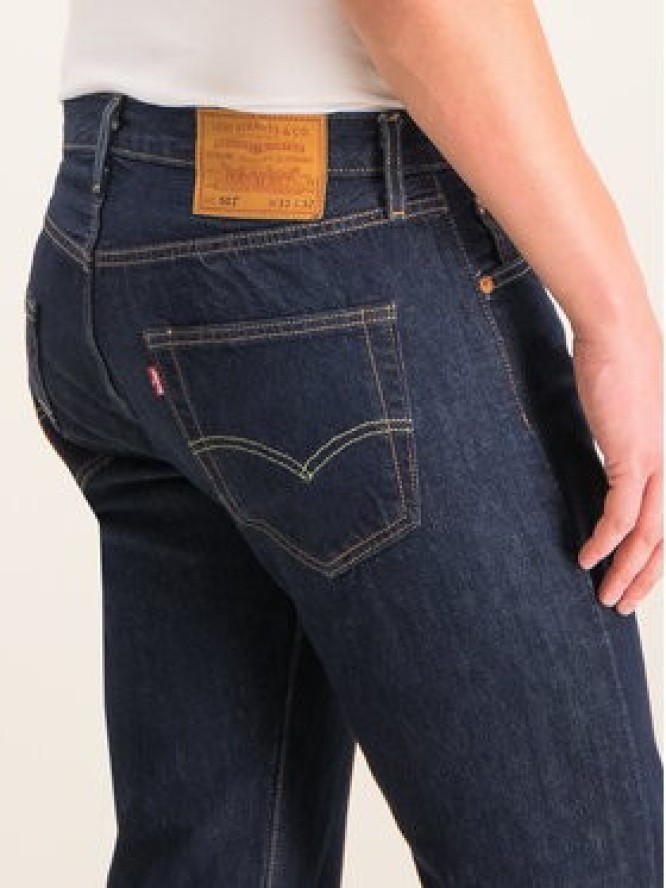 Levi's® Jeansy 501® 00501-0101 Granatowy Original Fit