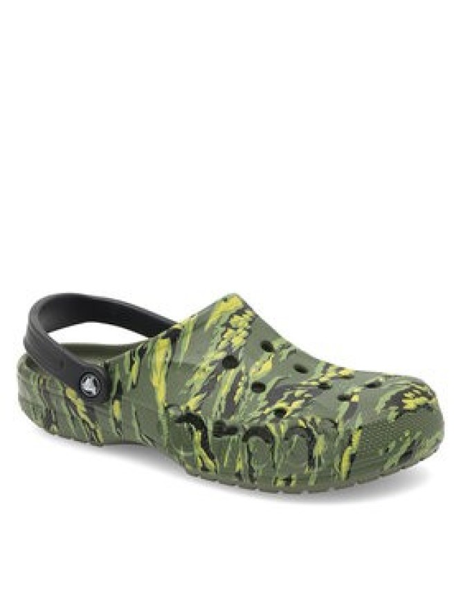 Crocs Klapki BAYA SEASONAL PRINTED CLOG 206230-9CX Zielony