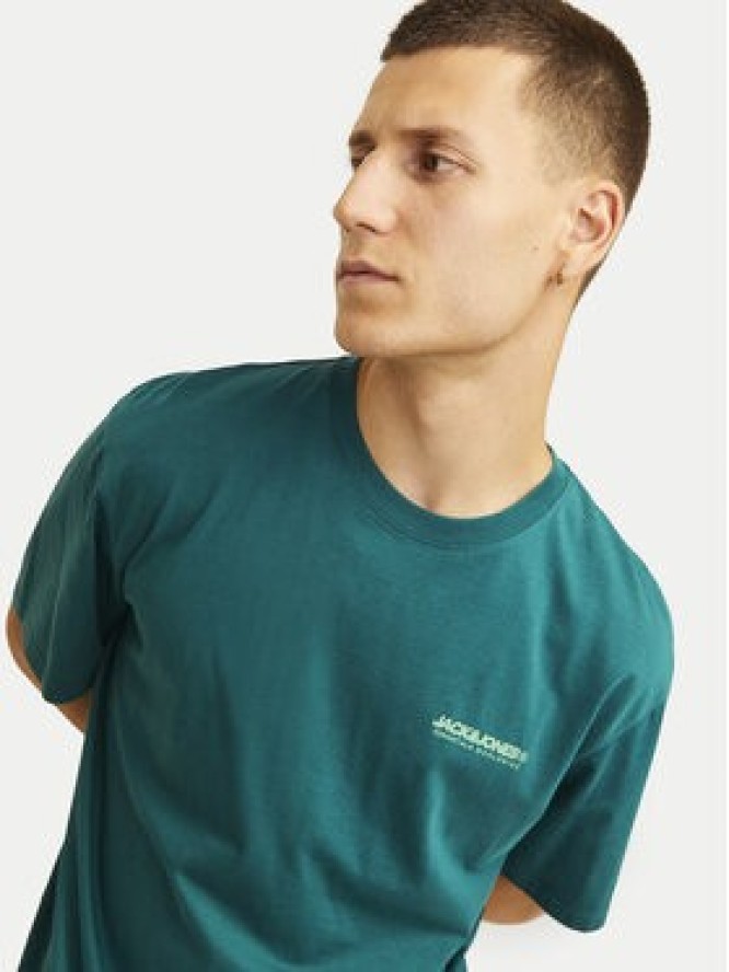 Jack&Jones T-Shirt Alvis 12256803 Zielony Standard Fit