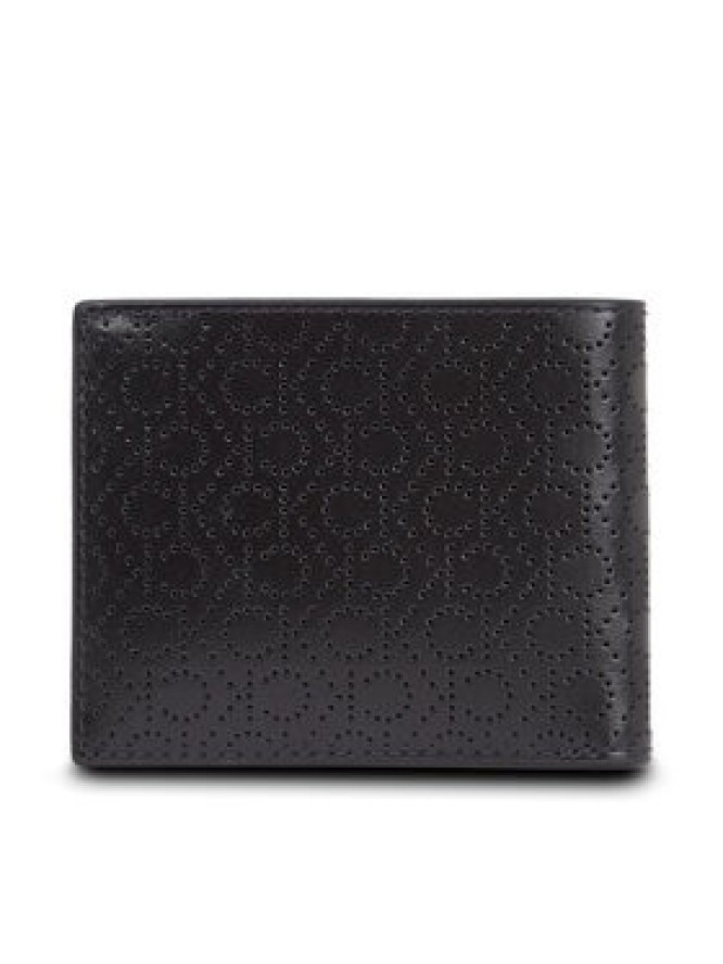 Calvin Klein Duży Portfel Męski Modern Bar Bifold 6Cc W/Bill K50K511834 Czarny