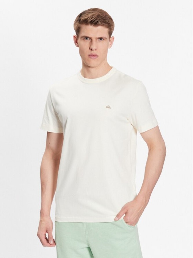 Quiksilver T-Shirt Essentials EQYKT04092 Écru Regular Fit