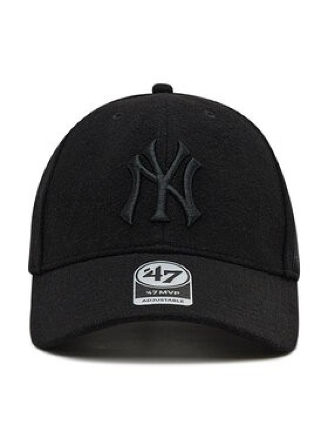 47 Brand Czapka z daszkiem MLB New York Yankees Melton Snapback B-MLTSP17WMP-BK Czarny