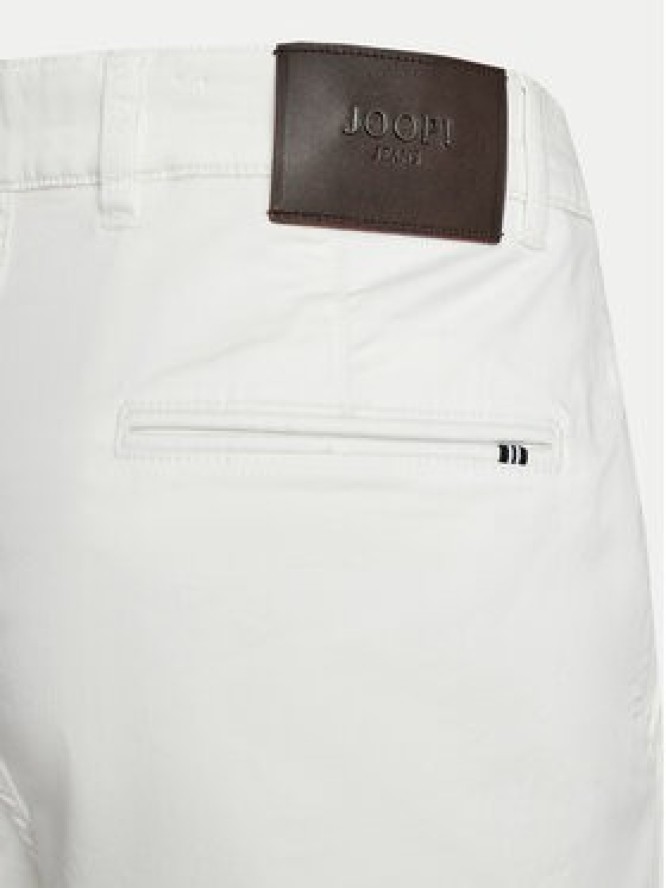 JOOP! Jeans Szorty materiałowe 15 JJF-65Rudo-D 30041957 Biały Regular Fit