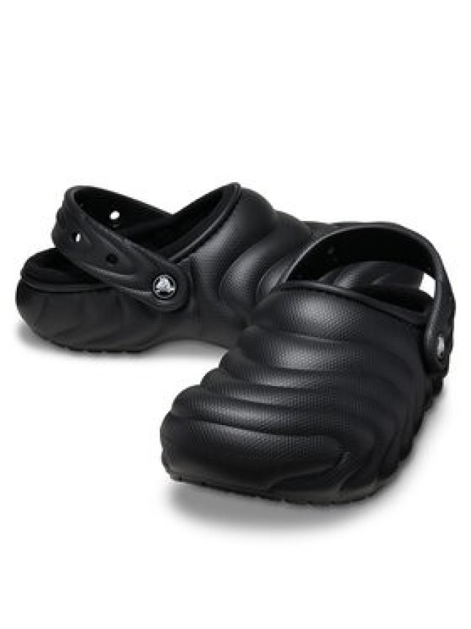 Crocs Klapki Classic Lined Overpuff Clog 210059 Czarny