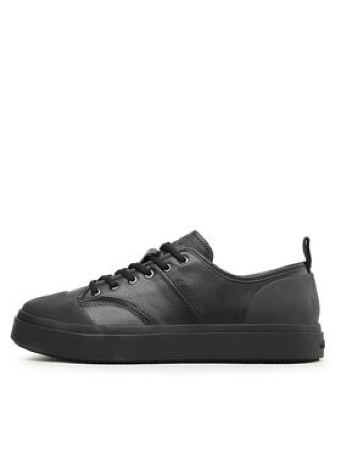 Calvin Klein Trampki Low Top Lace Up Lth HM0HM01045 Czarny