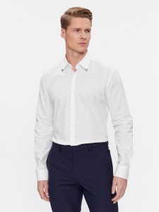 Hugo Koszula Ermo 50508633 Biały Slim Fit