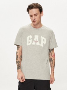 Gap T-Shirt 471777-06 Szary Regular Fit