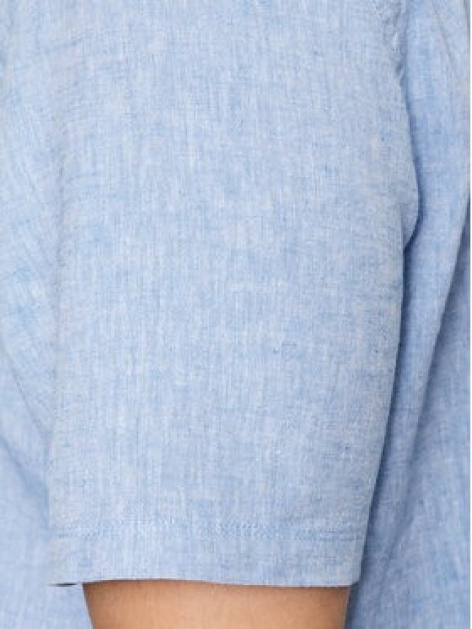 Sisley Koszula 59A2SQ01Y Niebieski Regular Fit