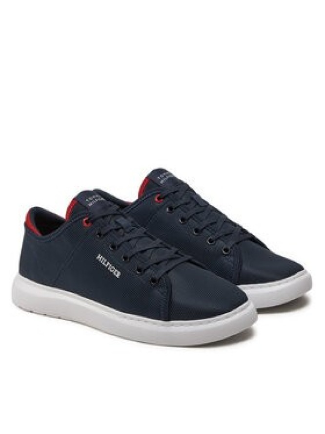 Tommy Hilfiger Sneakersy Lightweight Cup Mesh FM0FM05115 Granatowy