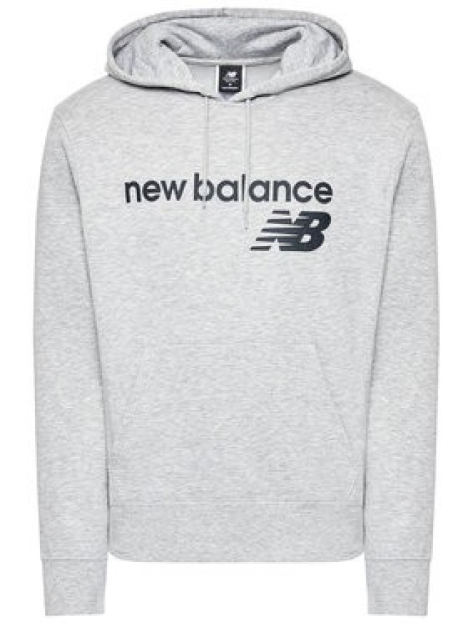 New Balance Bluza C C F Hoodie MT03910 Szary Relaxed Fit