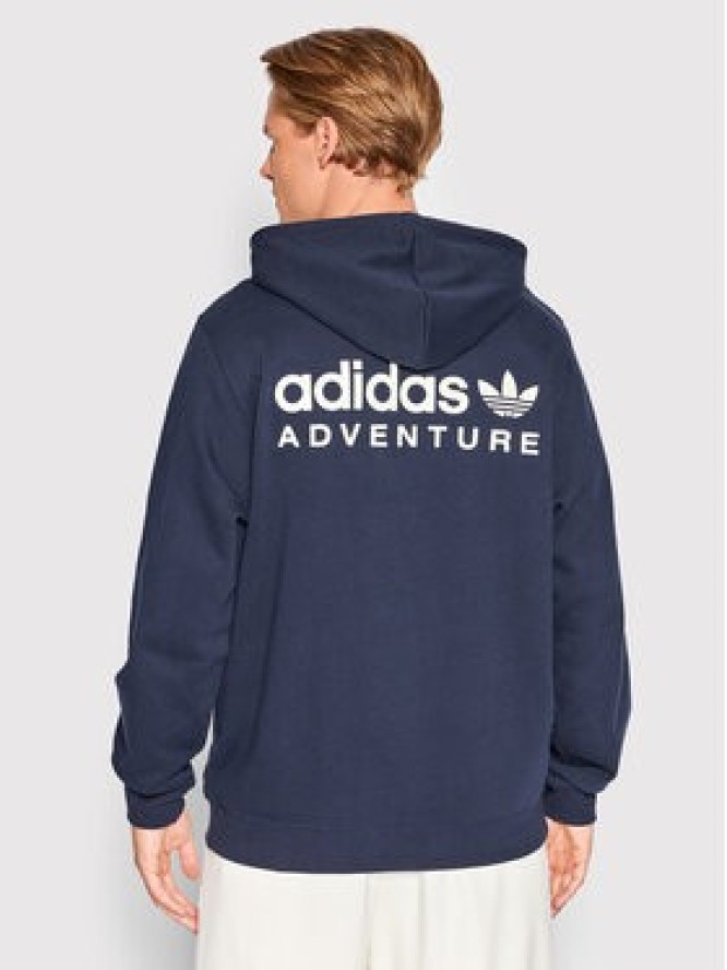 adidas Bluza Adventure HK5004 Granatowy Regular Fit