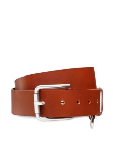 Calvin Klein Jeans Pasek Męski Round Classic Belt K50K510157 Brązowy