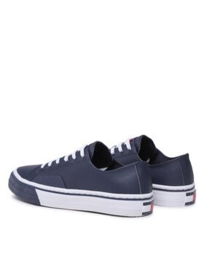 Tommy Jeans Tenisówki Lace Vulc Ess EM0EM01047 Granatowy