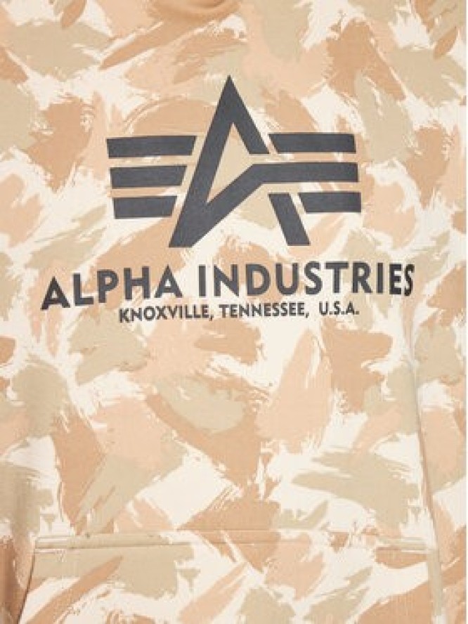 Alpha Industries Bluza Basic 178312C Beżowy Regular Fit