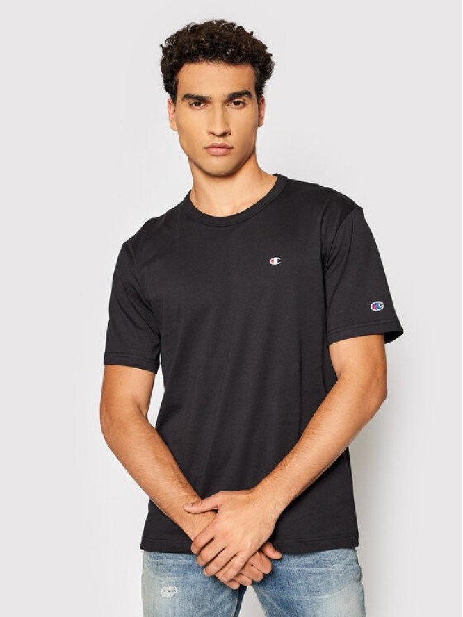 Champion T-Shirt 216545 Czarny Regular Fit