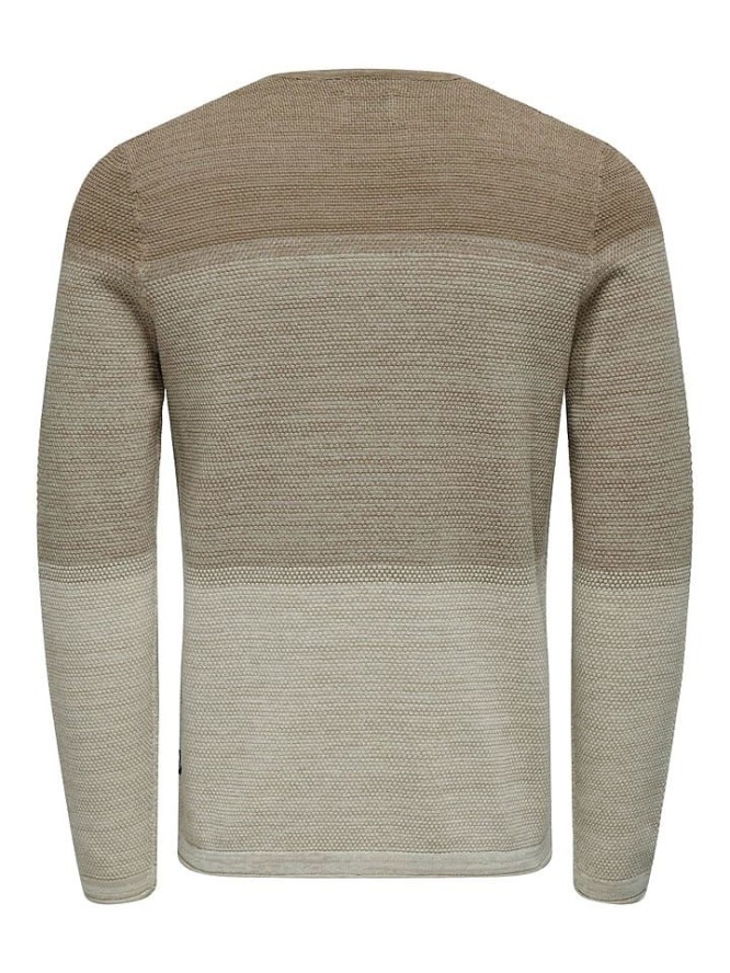 ONLY & SONS Sweter "Panter" w kolorze beżowym rozmiar: XS
