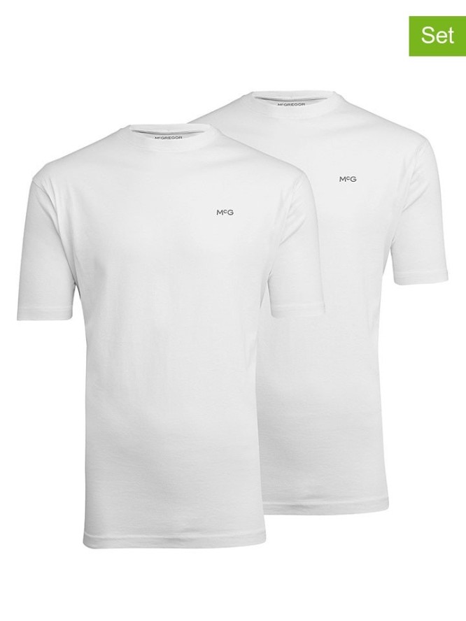 McGregor Koszulki (2 szt.) w kolorze białym rozmiar: L