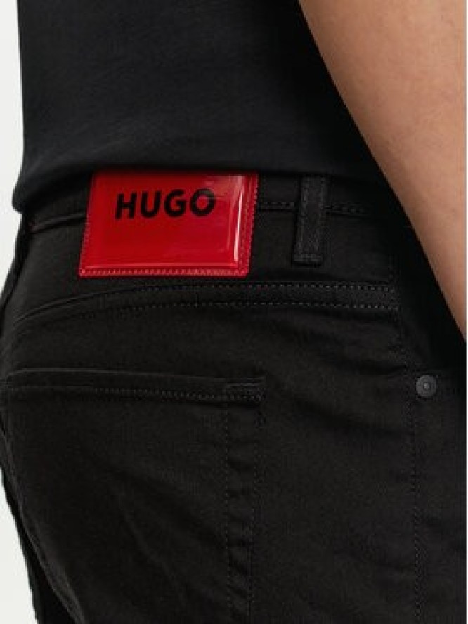 Hugo Jeansy 50517545 Czarny Tapered Fit