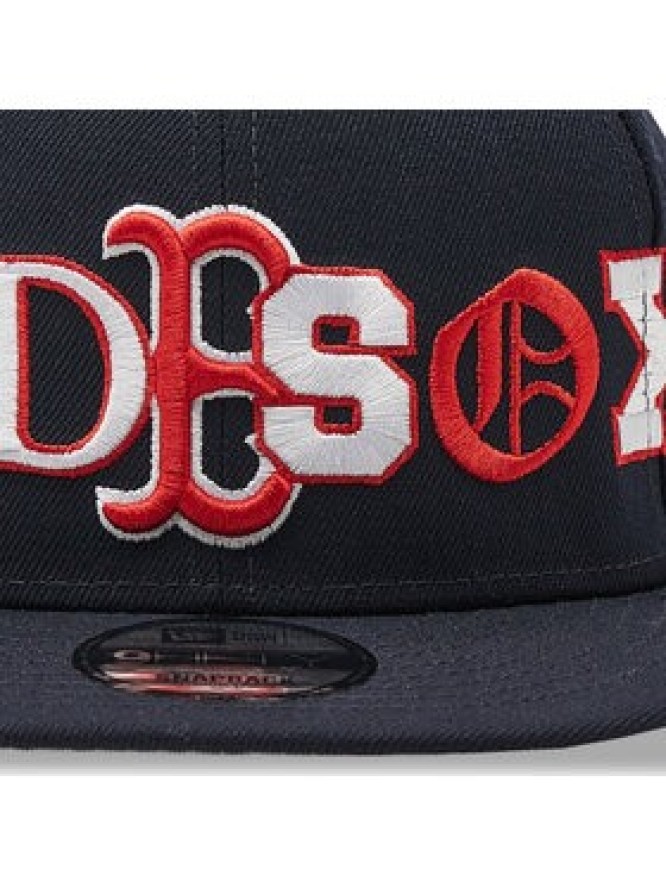 New Era Czapka z daszkiem Team Typography 60285220 Granatowy