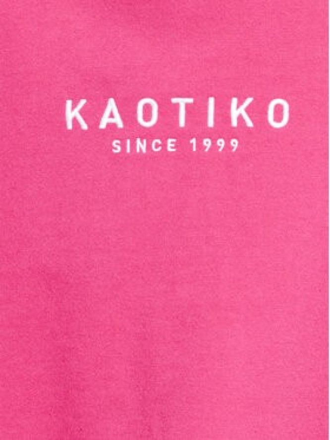 Kaotiko Bluza Vancouver AK018-10-G002 Różowy Relaxed Fit