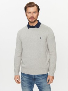 Polo Ralph Lauren Sweter 710810846004 Szary Regular Fit