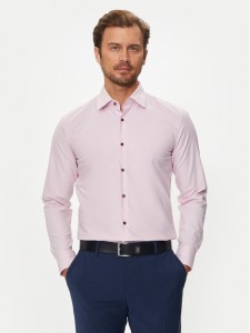 Boss Koszula 50519867 Różowy Slim Fit