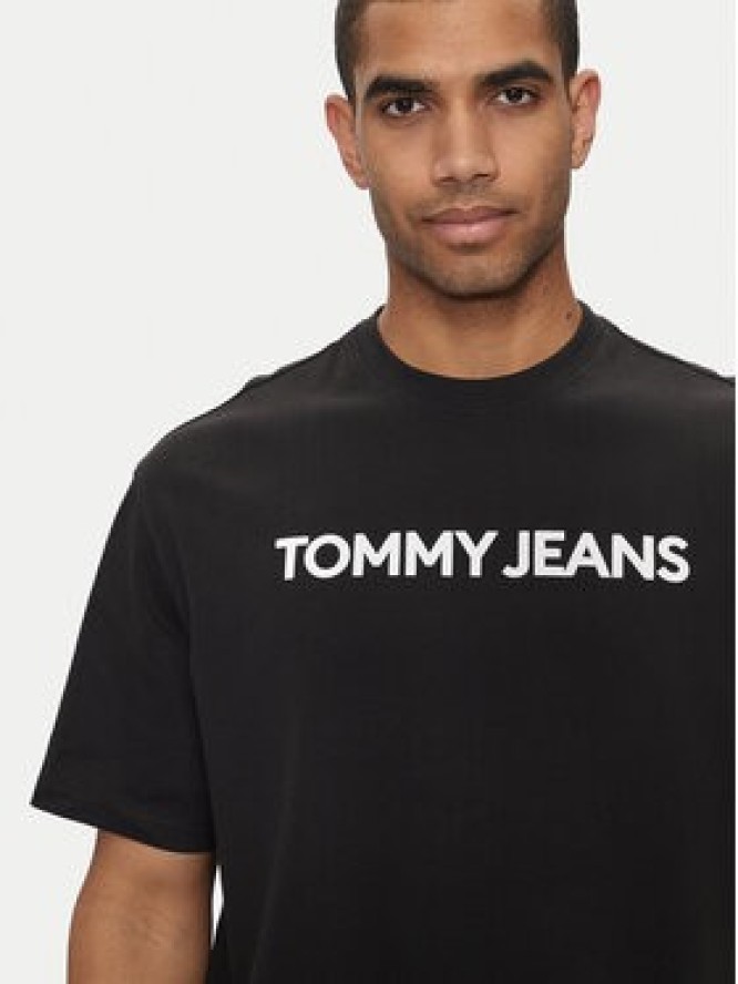 Tommy Jeans T-Shirt Bold Classics DM0DM18267 Czarny Oversize