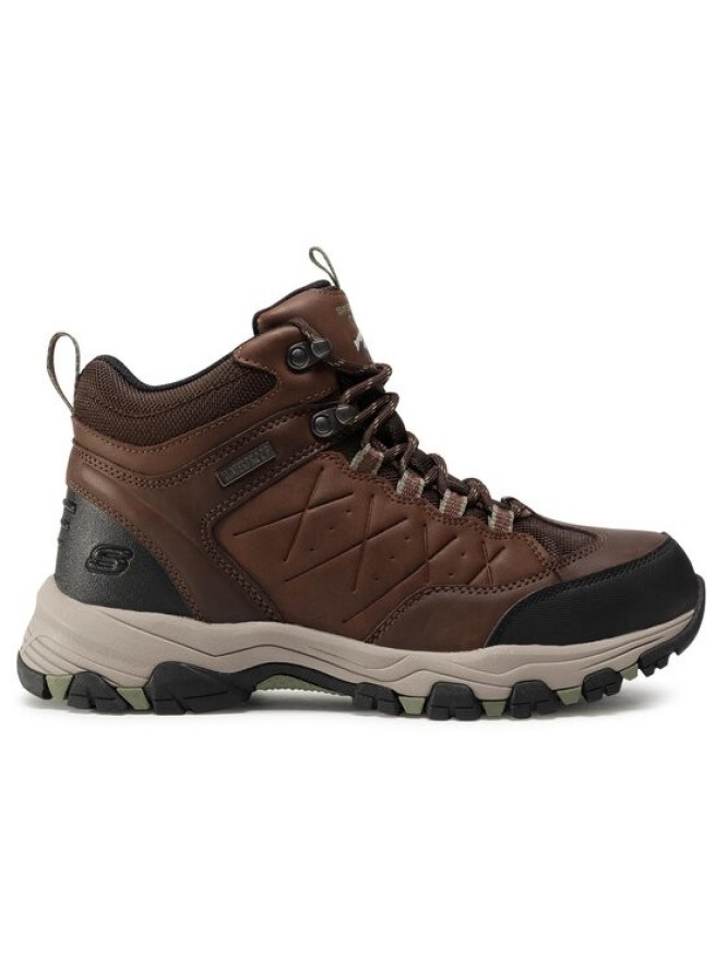 Skechers Trapery Telago 66283/LTBR Brązowy