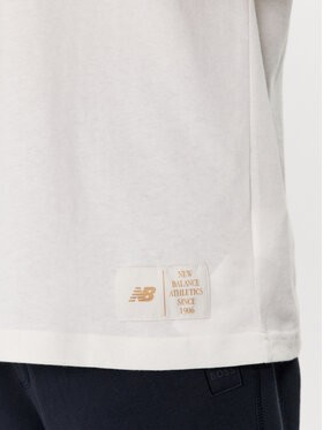 New Balance T-Shirt Greatest Hits MT41514 Biały Relaxed Fit