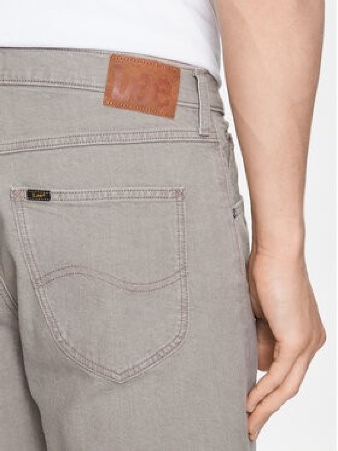 Lee Szorty jeansowe 5 Pocket L73MKMC62 112331765 Beżowy Regular Fit