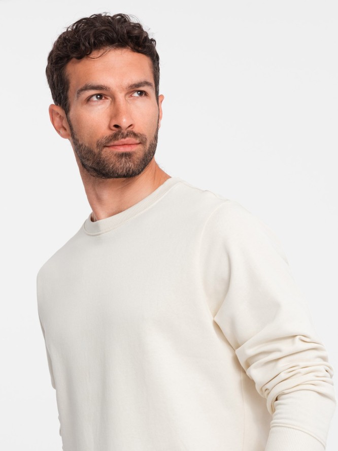 Komplet męski dresowy bluza + szorty – popielaty V1 Z77 - XXL