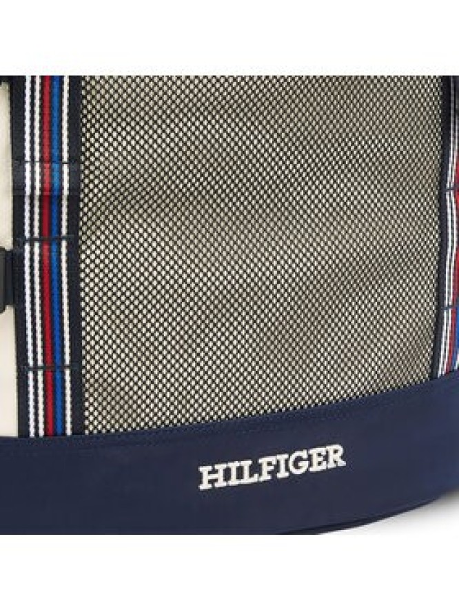 Tommy Hilfiger Plecak Th Monotype Flap Backapck AM0AM12305 Écru