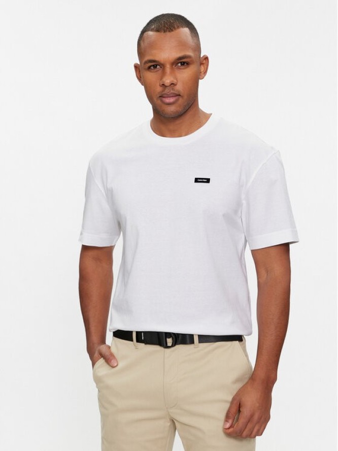 Calvin Klein T-Shirt K10K112749 Biały Comfort Fit