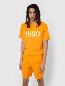 Hugo T-Shirt Dolive212 50447980 Pomarańczowy Regular Fit