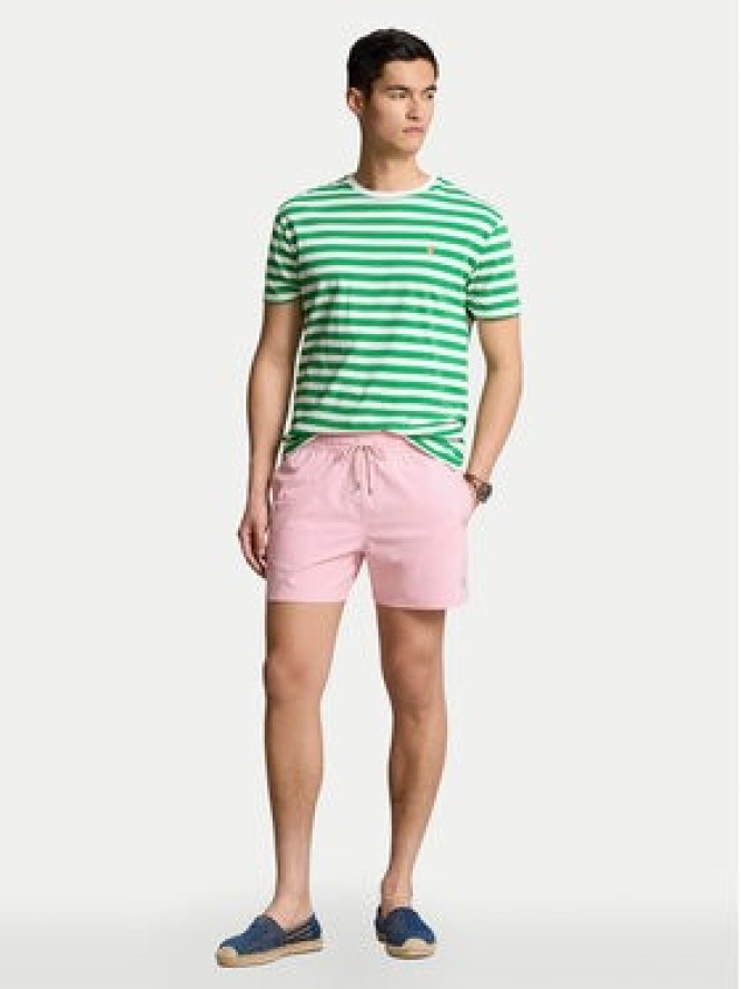 Polo Ralph Lauren Szorty kąpielowe 710910260015 Różowy Slim Fit