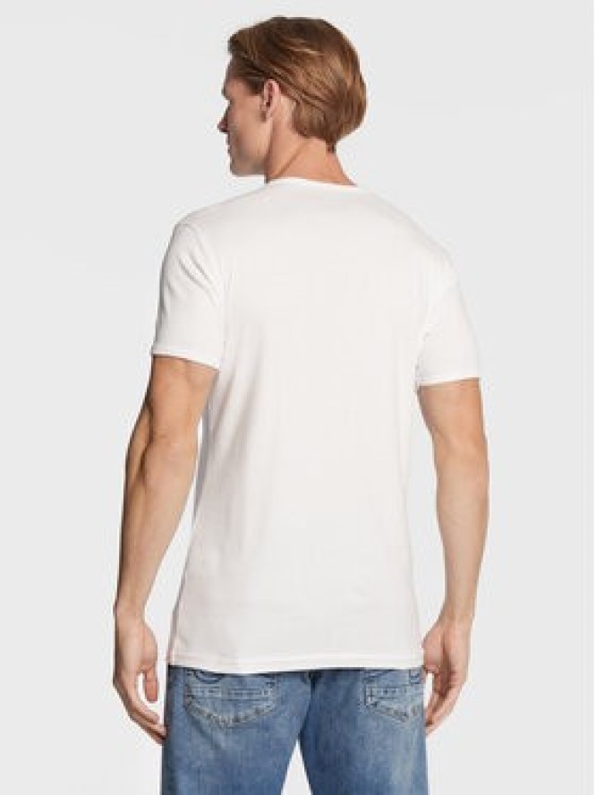 Petrol Industries T-Shirt BF KM R-NECK BOX Biały Regular Fit