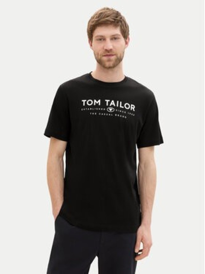 Tom Tailor T-Shirt 1043276 Czarny Regular Fit