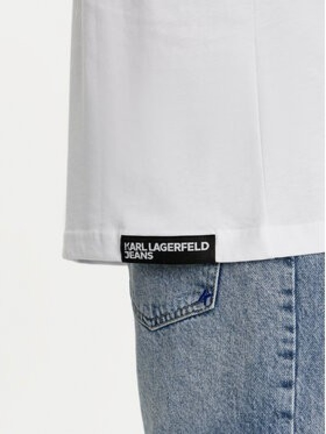 Karl Lagerfeld Jeans T-Shirt 241D1708 Czarny Regular Fit