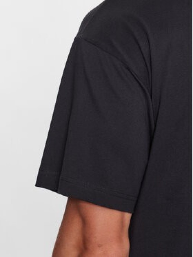 Versace Jeans Couture T-Shirt 75GAHE01 Czarny Regular Fit