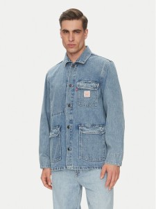 Levi's® Kurtka jeansowa Engineer A0744-0003 Niebieski Relaxed Fit