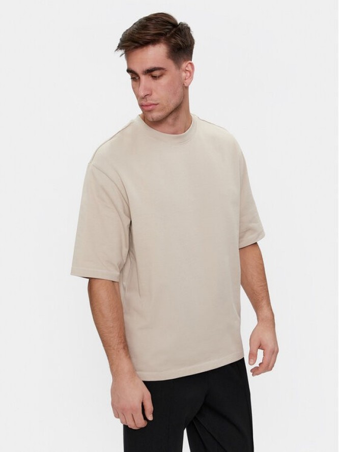 Only & Sons T-Shirt Millenium 22027787 Beżowy Oversize